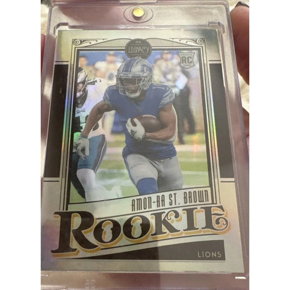 Amon-Ra St Brown ROOKIE CARD 2021 Panini Chronicles Legacy #206 Detroit Lions RC